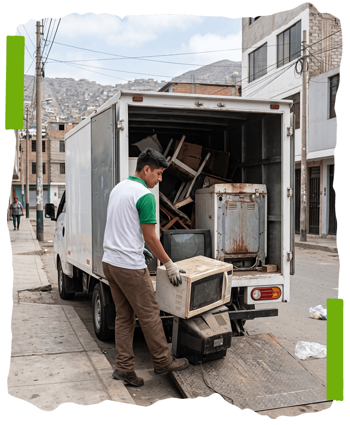 Recojo de reciclaje a domicilio