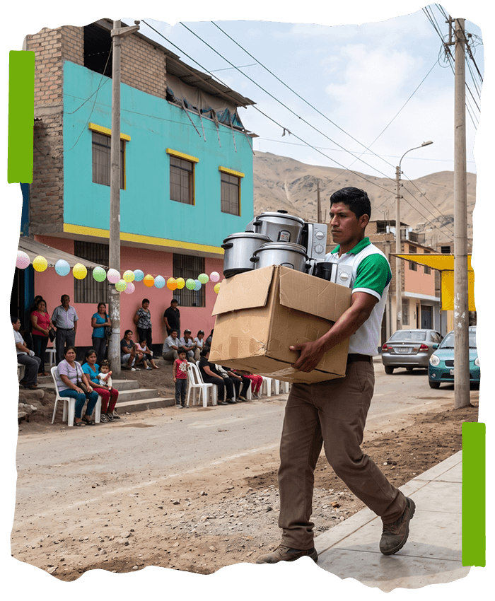 Recojo de reciclaje a domicilio